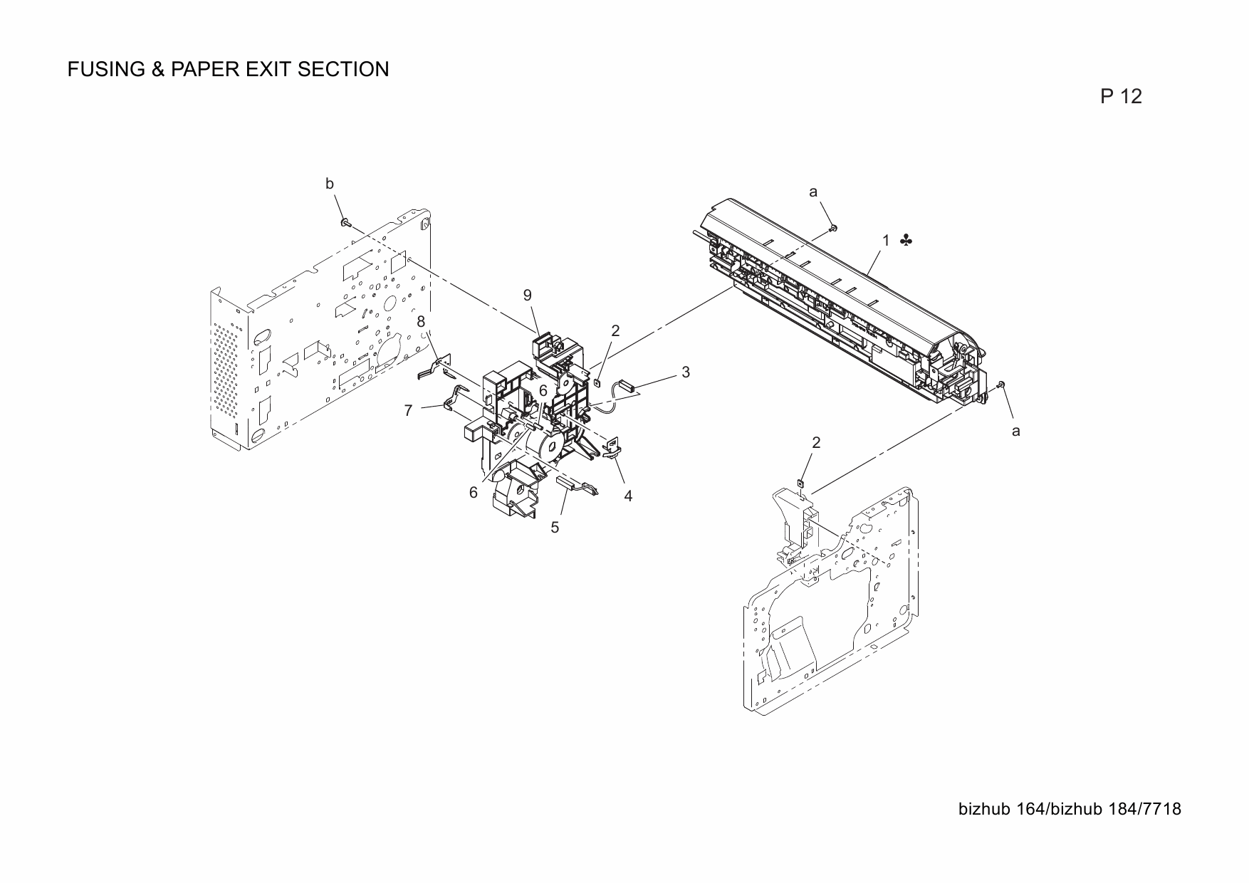 Konica-Minolta bizhub 164 184 7718 Parts Manual-5